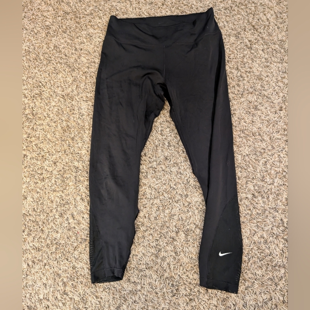 Nike Women's Black Leggings - Large